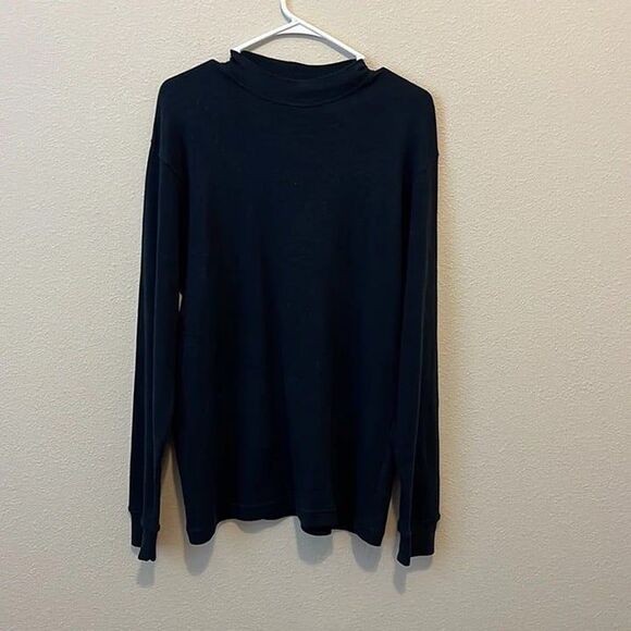 Bundle of 3  - Croft & Barrow Mock Neck 100% Cotton Medium Long Sleeve Shirt - Picture 2 of 11